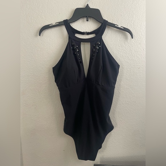 Profile by Gottex One piece Swimwear black size 10 - Picture 2 of 5